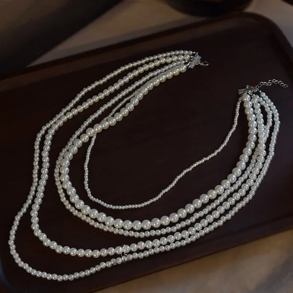 Moda Rhinestone Perła Wieczorowe Naszyjnik 2025