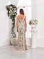 Sexy Multi-Colors Sequins Flower Evening Dresses 2025 Trumpet / Mermaid V-Neck Sleeveless Backless Floor-Length / Long Evening Party Formal Dresses