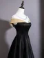 Vintage Sorte Glitter Gallakjoler 2026 Prinsesse Scoop Neck Ærmeløs Halterneck