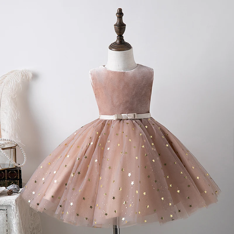 Vestido De Flores Rojas Para Niña, Vestido De Cump... - Grandado