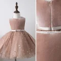 Vestido De Flores Rojas Para Niña, Vestido De Cump... - Grandado