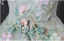Chic / Belle Vert Cendré Appliques Floral Robe De Bal 2025 Princesse Bustier Sans Manches Dos Nu Train De Balayage Robe De Ceremonie