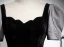 Elegant Black Appliques Glitter Prom Dresses 2024 Ball Gown Square Neckline Short Sleeve Backless Floor-Length / Long Prom Formal Dresses