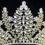 Bling Bling Silver Rhinestone Alloy Bridal Hair Accessories Tiara 2024 Wedding Accessories