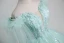Elegant Sage Green Beading Pearl Sequins Prom Dresses Ball Gown 2023 Off-The-Shoulder Short Sleeve Backless Floor-Length / Long Prom Formal Dresses