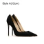 Schöne Rot Wildleder Büro OL Pumps 2024 12 cm Stilettos Spitzschuh Pumps Hochhackige
