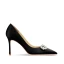 Mode Champagner Perle Schleife Abend Pumps 2024 Leder 8 cm Stilettos Spitzschuh Pumps Hochhackige