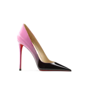 Chic Belle Dégradé De Couleur Cuir Verni Promo Escarpins 2024 10 Cm Talons Aiguilles À Bout Pointu Escarpins Talons Hauts