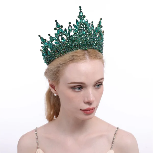Bling Bling Champagne Faux Diamant Accessoire Cheveux Mariage 2024 Alliage Mariage Accessorize