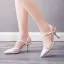 Modest / Simple White Casual Pierced Womens Sandals 2022 7 cm Stiletto Heels Pointed Toe Sandals High Heels
