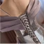 Glitzernden Silber Gespaltete Front Pailletten Abendkleider 2024 Meerjungfrau One-Shoulder Ärmellos Rückenfreies Sweep / Pinsel Zug Abend Festliche Kleider