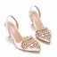 Chic / Beautiful White Pearl Rhinestone Prom Womens Shoes 2022 Pointed Toe 7 cm Stiletto Heels High Heels
