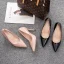 Sexy Schwarz Abend Lackleder Pumps 2023 9 cm Stilettos Spitzschuh Pumps Hochhackige