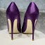 Schöne Traube Abend Satin Pumps 2022 12 cm Stilettos Spitzschuh Pumps Hochhackige