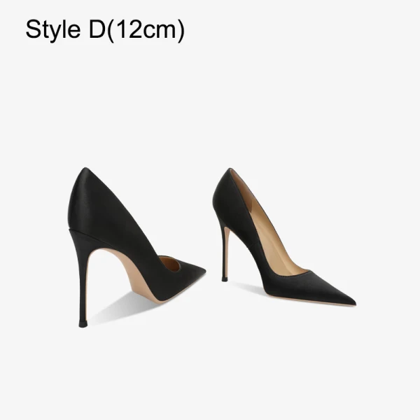 Modest Mint Green Evening Party Satin Pumps 2023 Leather 12 cm Stiletto Heels Pointed Toe High Heels Pumps