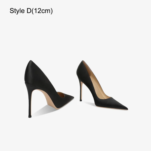 Chic / Beautiful Mint Green Evening Party Satin Pumps 2023 12 cm Stiletto Heels Pointed Toe Pumps High Heels
