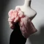 Sexy Black Flower Velvet Evening Dresses 2024 Trumpet / Mermaid Off-The-Shoulder Sleeveless Backless Bow Sweep Train Evening Party Formal Dresses