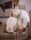 Elegant White Ruffle Wedding shawl 2025 Tulle