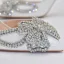 Charmant Weiß Leder Strass Schmetterling Brautschuhe 2022 Spitzschuh 10 cm Stilettos Hochzeit Hochhackige