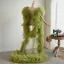 Chic / Belle Vert Cendré Fait main Volants en Cascade Soirée Promo châle Vestes & Enveloppements 2024 Tulle