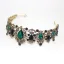Vintage Multi-Kolory Rhinestone Stop Tiara Ozdoby Do Włosów Ślubne 2023 Ślub