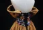 Élégant Doré Paillettes En Dentelle Fleur Robe De Bal 2025 Robe Boule De l'épaule Sans Manches Dos Nu Longue Promo Robe De Ceremonie