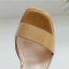 Mode Noire Vêtement de rue Cuir Verni Sandales Femme 2023 Bride Cheville 8 cm Talons Épais Peep Toes / Bout Ouvert Sandales Talons Hauts