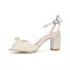 Sexy Weiß Perle Brautschuhe 2024 6 cm Thick Heels Knöchelriemen Peeptoes Hochzeit Sandaletten Hochhackige