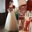 Elegant Burgundy Prom Dresses 2022 A-Line / Princess Square Neckline Beading Puffy Short Sleeve Backless Bow Floor-Length / Long Prom Formal Dresses