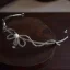 Modest / Simple Silver Pearl Zircon Rhinestone Earrings Tiara Wedding Bridal Hair Accessories 2025
