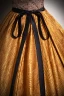Elegant Gold Beading Sequins Prom Dresses 2024 Ball Gown Square Neckline Puffy Short Sleeve Backless Bow Sash Floor-Length / Long Prom Formal Dresses