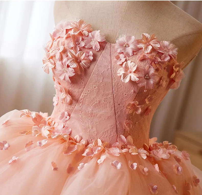 open lace back dress Long Prom Dress with Removable Tulle Overskirt