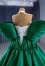 High-end Vintage / Retro Dark Green Prom Dresses 2023 A-Line / Princess Halter Sleeveless Backless Court Train Prom Formal Dresses