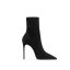 Fashion Khaki Evening Party Womens Boots 2024 Leather 10 cm Stiletto Heels Pointed Toe Boots High Heels