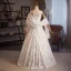 Simple Blanche Légère Robe De Mariée 2025 Princesse Encolure Dégagée Sans Manches Dos Nu Longue