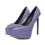 Mote Rød Lær Aften Pumps 2022 Patent Lær 13 cm Stiletthæler Spisse Pumps Høyhælte