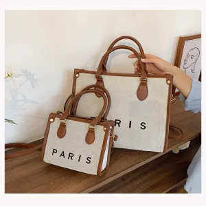 Chic Belle Marron Brodé Sac À Main 2024