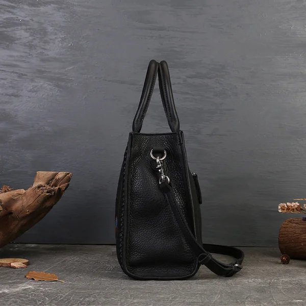Vintage / Retro Brown Leather Street Wear Women's Bags Handbag 2023