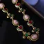 Vintage / Retro Medieval Brown Handmade  Heart-shaped Flower Alloy Prom Earrings Necklaces Accessories 2025