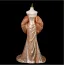 Scintillantes Sexy Doré Paillettes Robe De Soirée 2025 Trompette / Sirène Bustier Sans Manches Dos Nu Train De Balayage Soirée Robe De Ceremonie