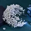 Elegant Sølv Perle Rhinestone Bryllup Har Tilbehor 2024 Legering
