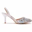 Sexy Multi-Colors Rhinestone Wedding Shoes 2022 7 cm Stiletto Heels Pointed Toe Wedding High Heels