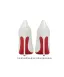 Mooie / Prachtige Kantoor OL Witte Lakleer Pumps 2024 10 cm Naaldhakken / Stiletto Spitse Neus Hoge Hakken