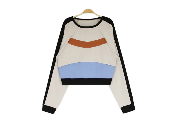 Confortable Femme Tomber Kaki Ample Sweats 2021 Encolure Dégagée Désinvolte Hiver Coton Manches Longues Patchwork Hauts