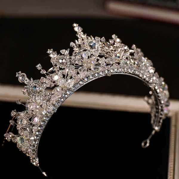Bling Bling Blanche Cristal Alliage Accessoire Cheveux Mariage 2024 Mariage