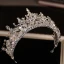 Bling Bling Blanche Cristal Alliage Accessoire Cheveux Mariage 2024 Mariage