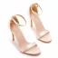 Sexy Blanche Été Soirée Sandales Femme 2023 Bride Cheville 10 cm Talons Aiguilles Peep Toes / Bout Ouvert Sandales Talons Hauts