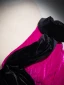 Chic / Beautiful Fuchsia Velvet Prom Dresses 2024 Trumpet / Mermaid Strapless Sleeveless Backless Floor-Length / Long Prom Formal Dresses