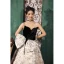 Vintage / Retro Black Printing Prom Dresses 2022 Ball Gown Strapless Sleeveless Backless Bow Sash Floor-Length / Long Formal Dresses