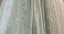 Chic / Beautiful Sage Green Printing Sequins Prom Dresses 2024 A-Line / Princess Off-The-Shoulder Short Sleeve Backless Floor-Length / Long Prom Formal Dresses